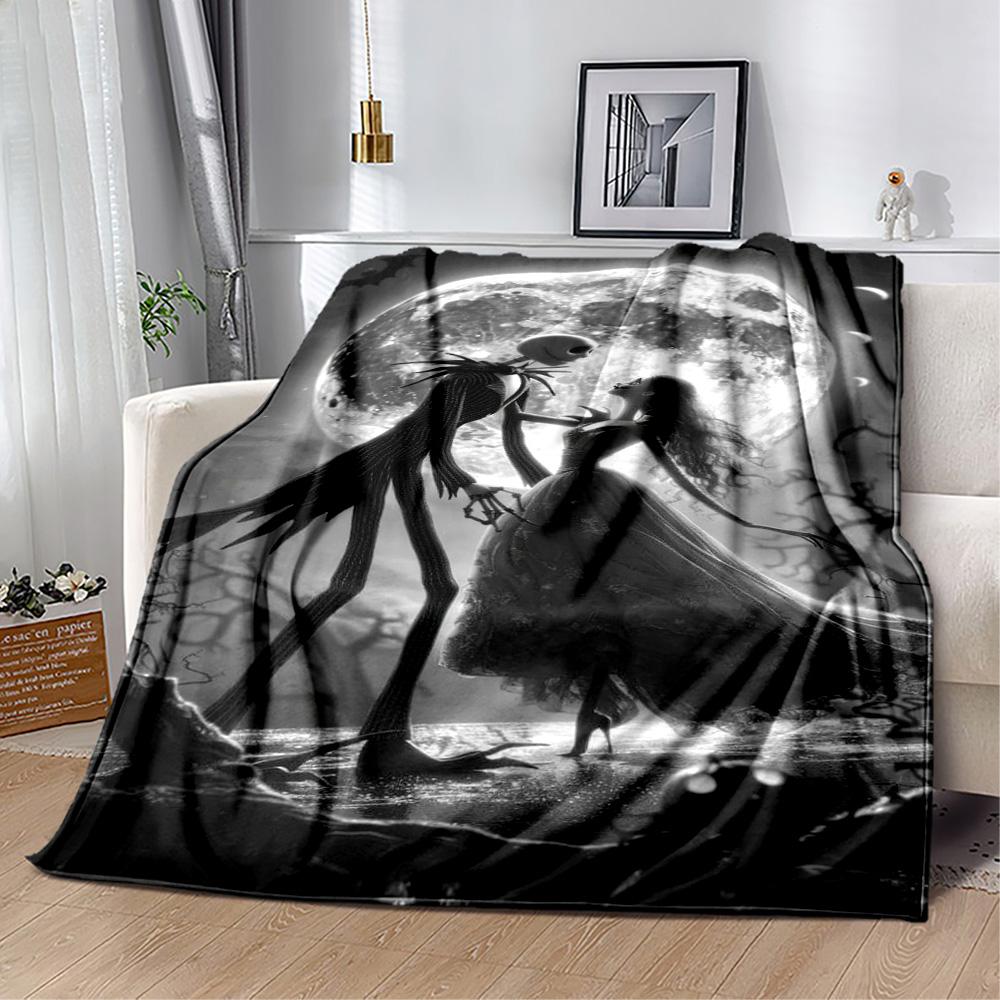 Christmas Nightmare Blanket Durable Comfort Suitable for Chair Office Chair Bed for All Seasons Modern Style Birthday Christmas Gift Blanket