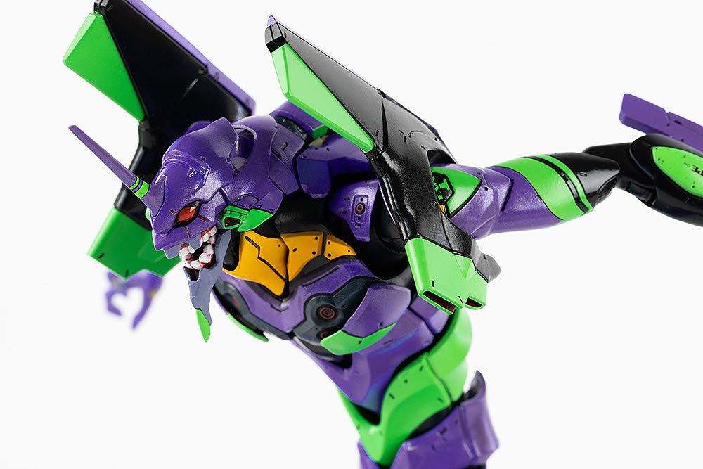 Robodo Evangelion New Theatrical Edition Evangelion Unit 01 Подвижная фигурка из сплава, окрашенная в немасштабируемый цвет, ABS, ПВХ, ПОМ и цинк