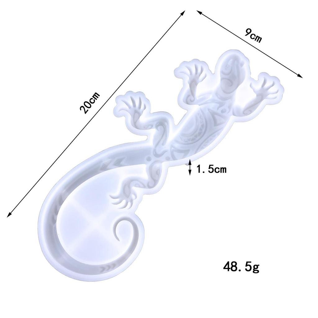 Морской конек геккон узор 3D силиконовая форма гипсовая свеча мыло форма для конфет аксессуары для торта