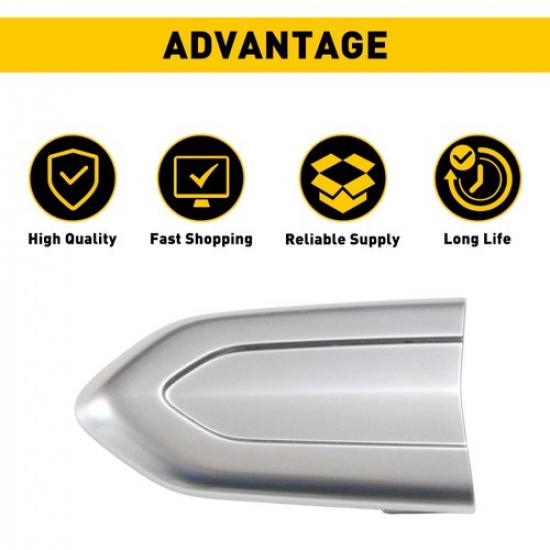 Driver Side Exterior Silver Door Handle Trim Cap Cover for 2013-19 Cadillac XTS