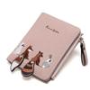 Mini Trendy Personalized Coin Purse Zipper Folding Card Bag Women's Short Student Wallet Korean Version Little Fresh Folding