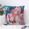 Genshin Impact Citlali Cushion Cover Eco Linen Pillow Case DoubleSided Print Breathable Durable Zipper Home Decor Gift