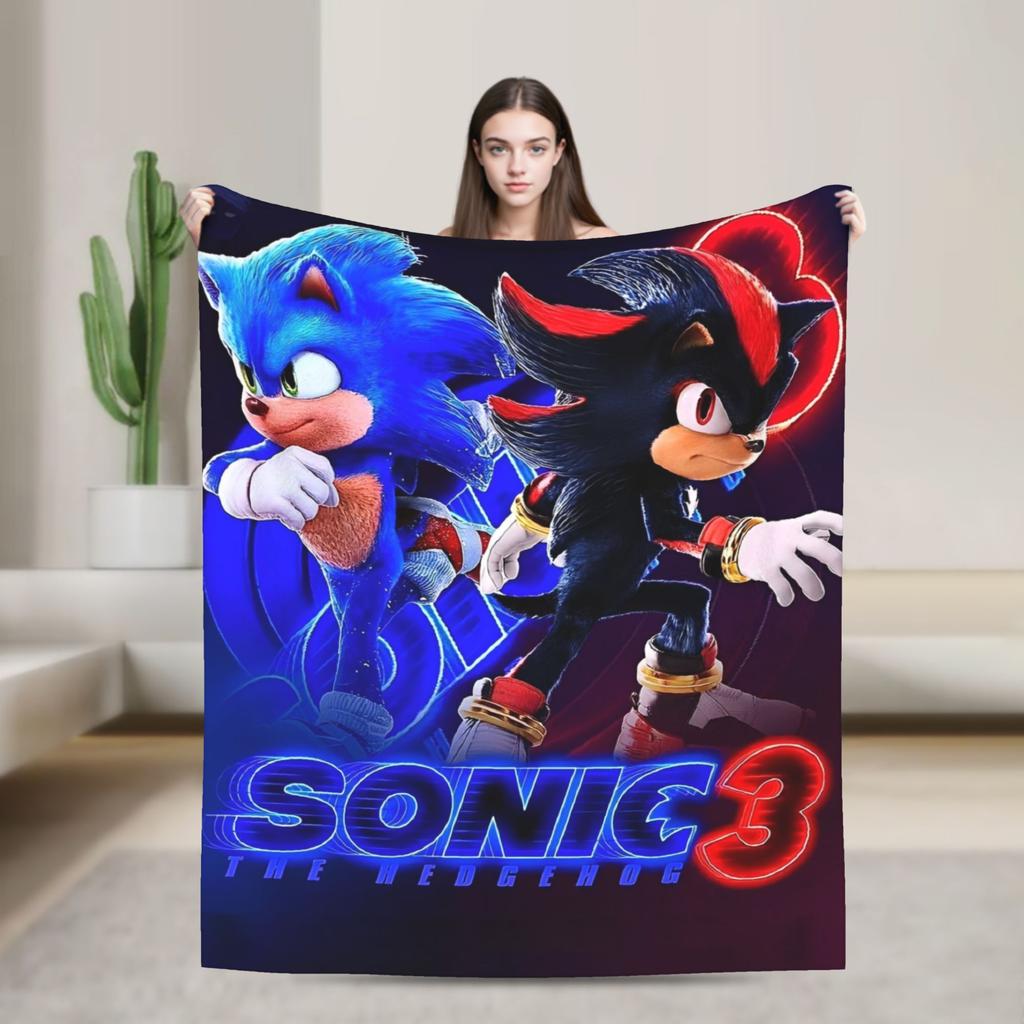 Бронированные Супер Ежик Тень Пледы Фланелевые Потрясающие Дышащие Пледы для Украшения Покрывала