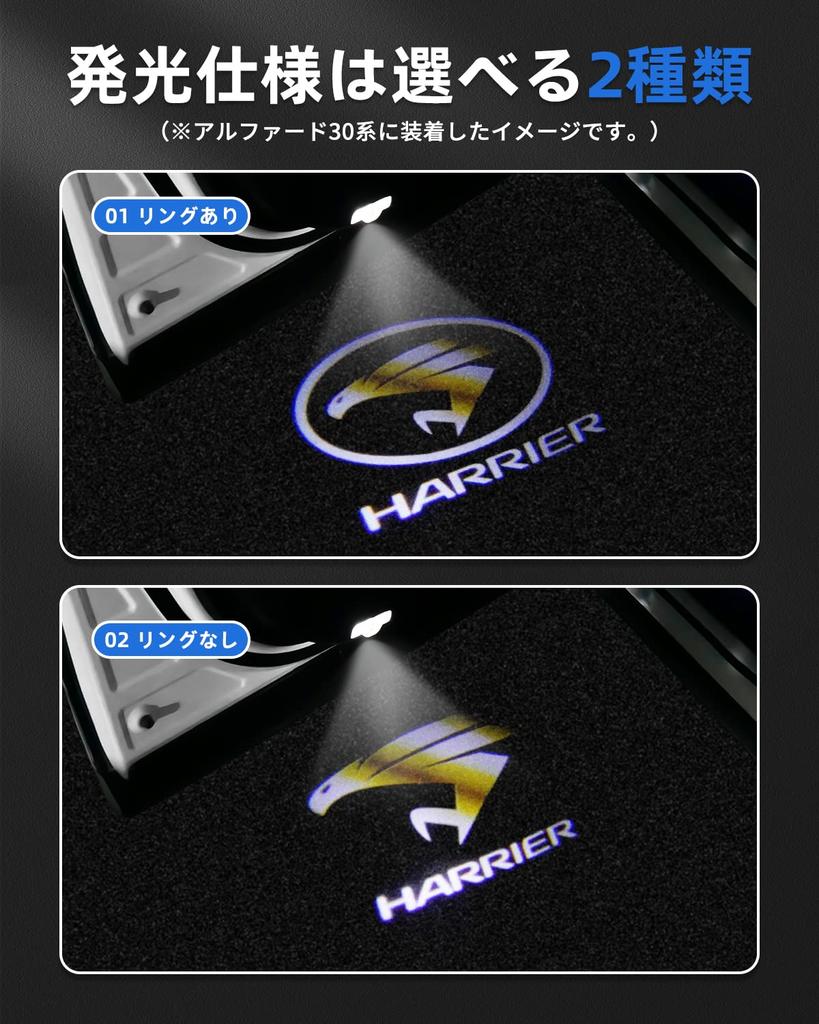 GIMUYA Toyota New Harrier 80 Series 60 Series 30 Series Подсветка салона Светодиодная с лазерным логотипом HARRIER 60 Series 30 Series Дизайн Оригинал