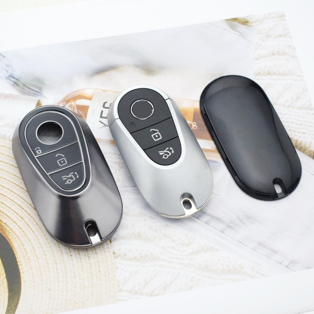 Чехол для автомобильного ключа из ТПУ, чехол-брелок для Mercedes Benz 2022 CS Class W206 W223 S350 C260 C300 S400 S450 S500, защитный чехол для ключа