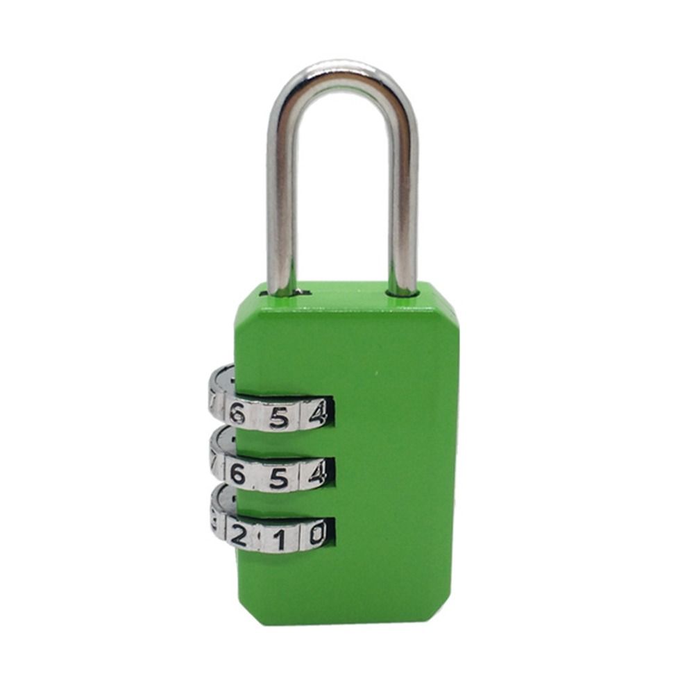 Combination Lock Backpack Zipper Lock 3 Digit Password Lock Dormitory Cabinet Lock Luggage Padlock