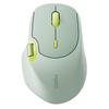 RAPOO MT560 Wireless DPI Supports Up To 6 Side Ergonomic Compatible with and Green Mouse, Bluetooth, Quiet, Compact, 7-Level Switching, Devices,