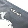 PRADA 2M1214 Makeup pouch Cosmetics Pouch Skull Clutch bag Pouch Nylon Black
