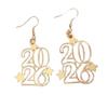 Fashion Star Earrings Comfortable Star Alloy Earrings Party Accessories Earrings Trendy For New Year'S Eve Festive Gathering