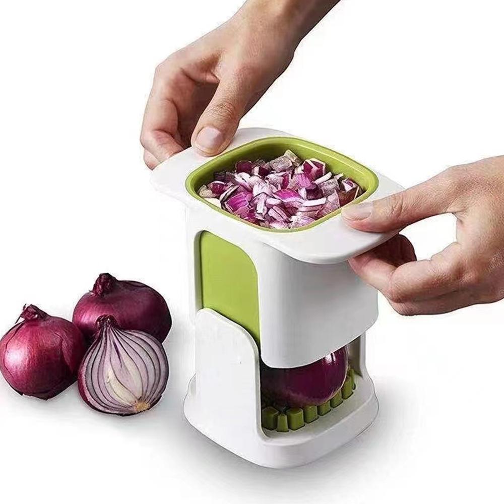 Kitchen Vegetable Chopper French Fries Cutter Household Hand Pressure Onion Dicer Cucumber Potato Slicer Kitchen Tools Accessories