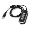 RJ9 в USB аудио наушники преобразователь линия компьютерные наушники линия с блоком управления