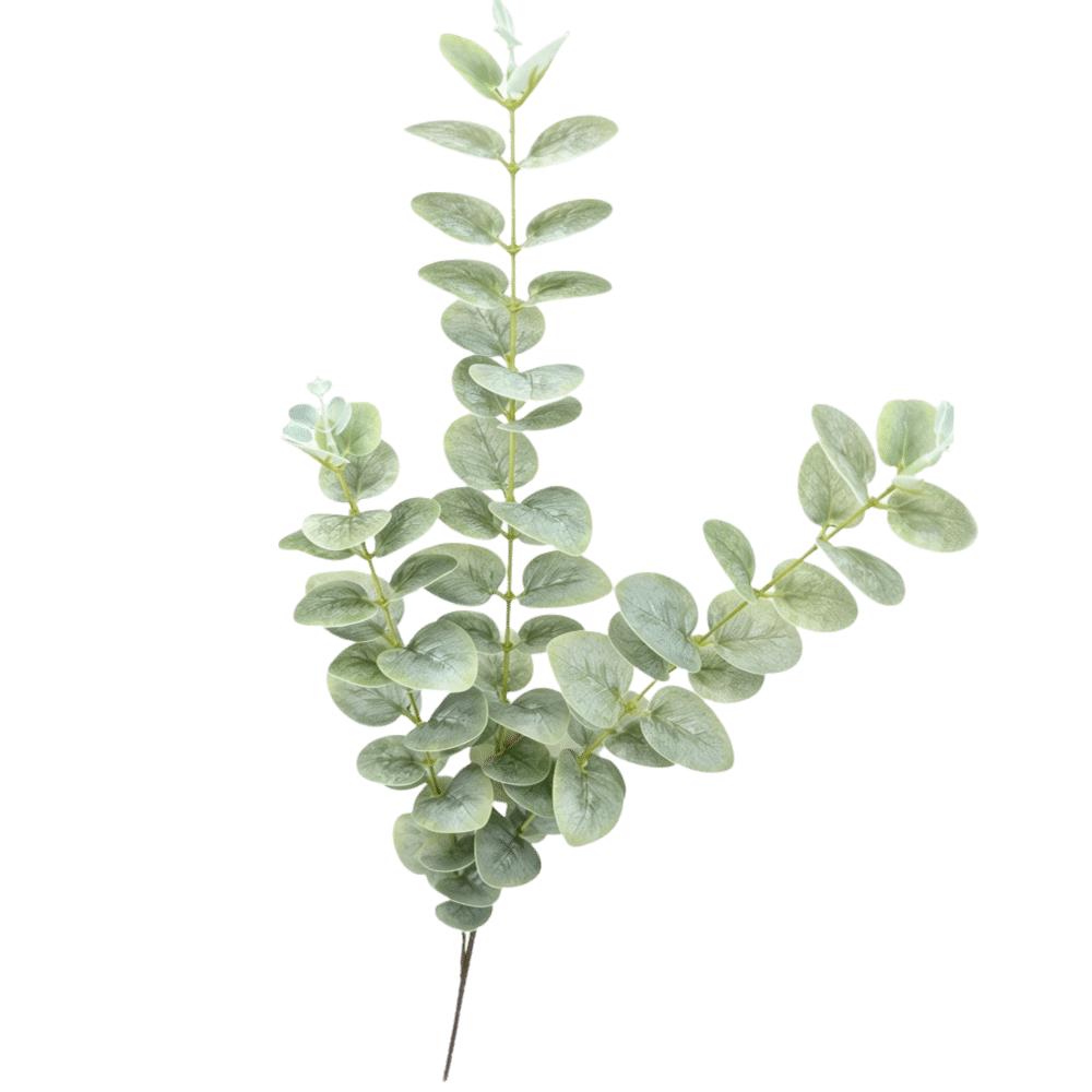 Simulation Design Artificial Eucalyptus Stems Plastic Material Fake Plants Leaves Christmas Decor