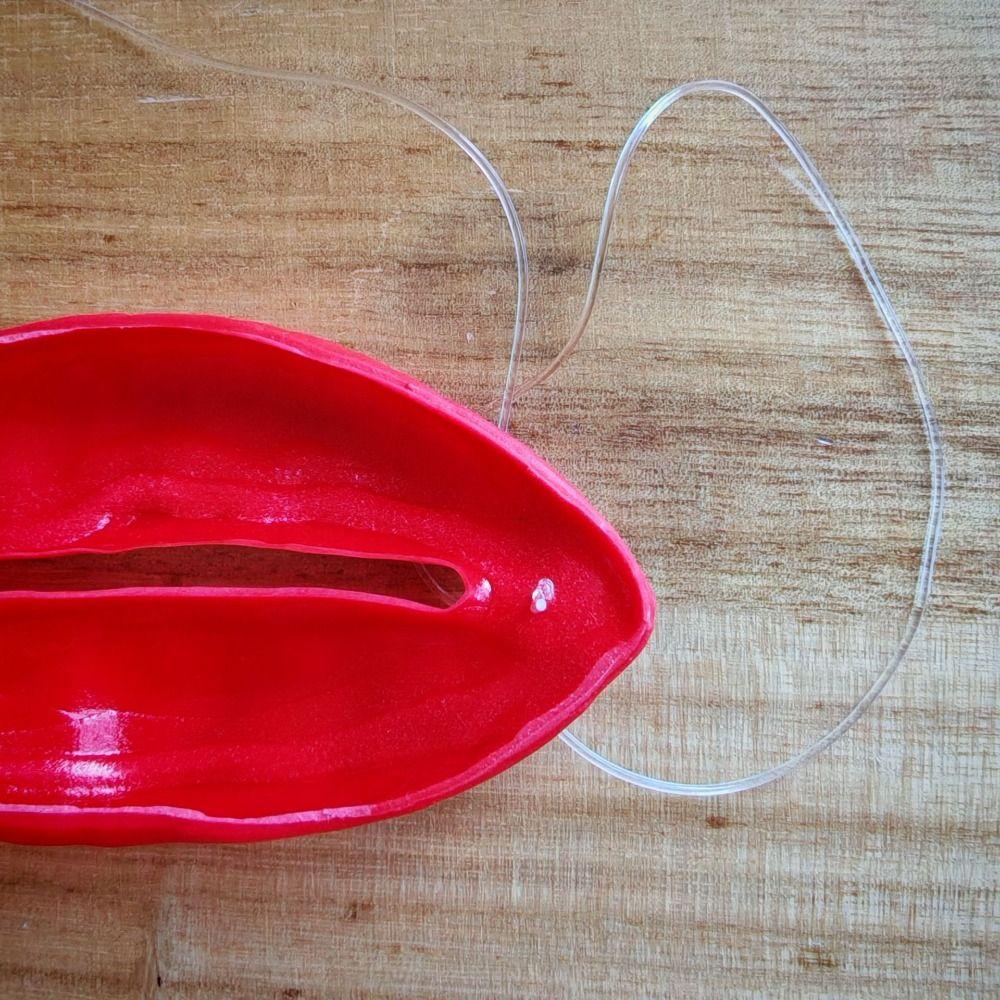Funny Lips Props Thick Big Mouth Sausage Mouth Decor Creative Big Lips Prank Toys April Fool's Day