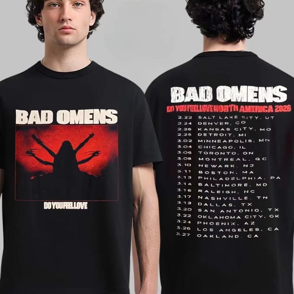 2026 Новая Bad Omens Хлопковая Полоска Унисекс Летняя С Коротким Рукавом Роскошная Ретро Ins Y2K Мода Женская и Мужская Футболка