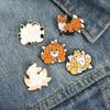 Clothes Decoration Fine Workmanship Attractive Exquisite Nine Tailed Fox Lapel Pin Badge