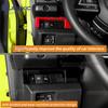 Для Suzuki Jimny JB64 JB74 2018      2024 2025 LHD RHD ABS Узор под карбон Многофункциональная рамка кнопки