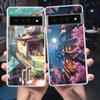 Чехол для телефона с японским аниме-пейзажем для Google Pixel 8 7 6 Pro, мягкий ТПУ-корпус для Pixel 6A 5 4 5A 4A 3A XL 5G, силиконовый прозрачный чехол