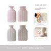 Fasola Silicone Hot Water Bottle, Water-Filled Warm Water Bag, Special for Bed Use, 2025 New Model, Hot Compress for Stomach, Thickened Hand Warmer