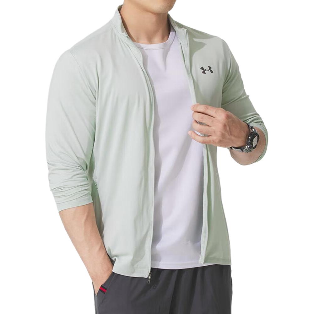 Under Armour Vanish Elite SS25 Вязаная спортивная удобная повседневная куртка Мужская куртка Водородно-зеленый 1390051-377