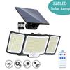 New 328 LED Solar Wall Lamp Outdoor 228 LED Street Lamp IP65 Waterproof Spotlight Motion Sensor Solar 3-mode Wall Lamp Garden Outdoor Decoration