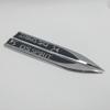 2pcs 3D metal Car Fender side Emblem Badge rear bumper trunk fender Sticker Decal styling Auto accessories