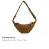 Lemaire Viscose Croissant Bag Shoulder Bag Small Women's Bronze Khaki BG0003-LL0018-676