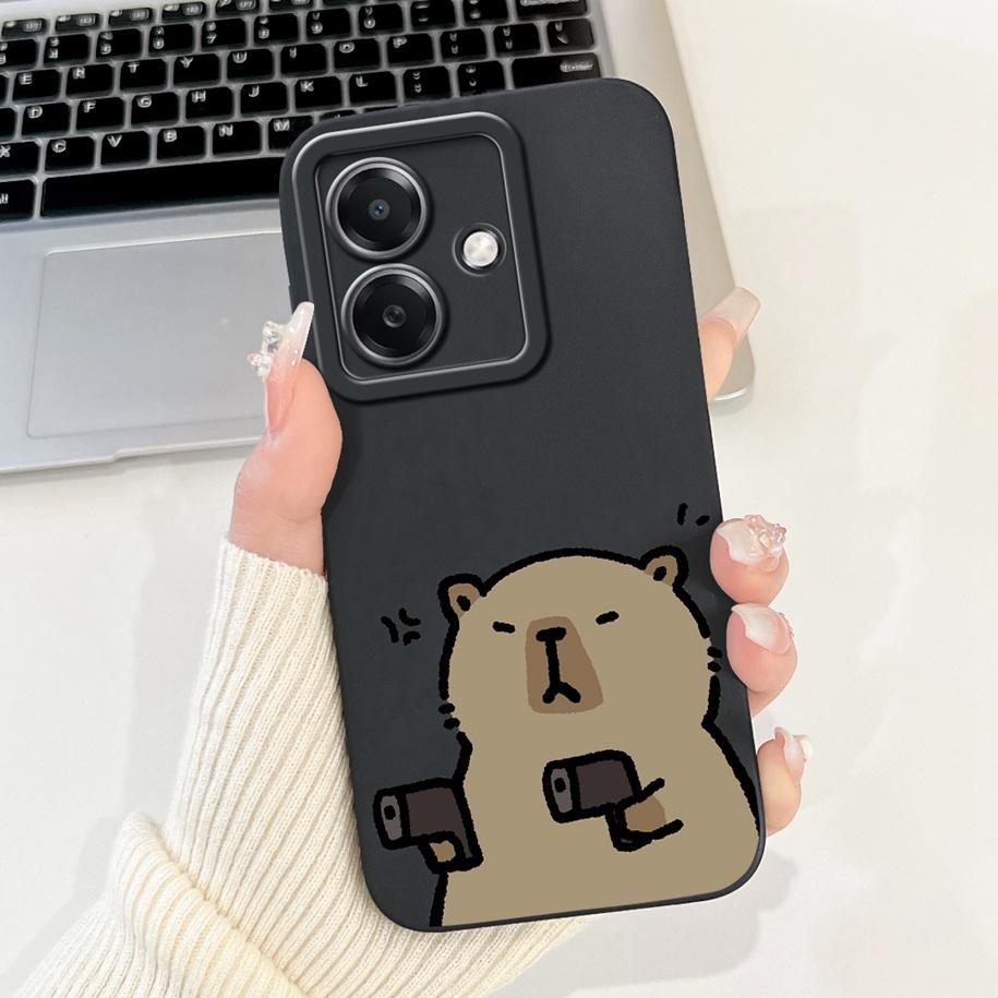 For Funda OPPO A3 A3x 4G Case 2024 Cute Panda Rabbit Soft Silicone Candy Painted Phone Covers For OPPO A40 5G OPPOA3 A 3x Bumper