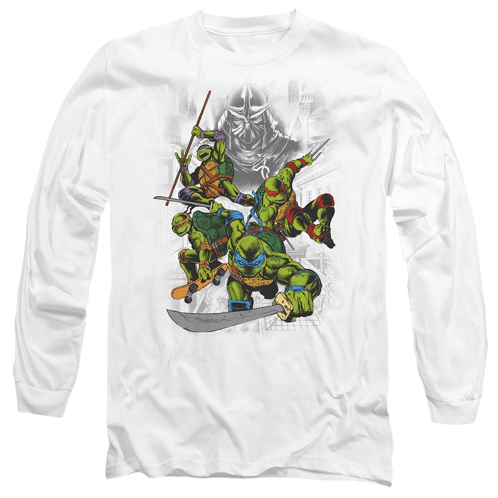 Teenage Mutant Ninja Turtles Unisex Adult Shredder And Turtles Comic T-Shirt