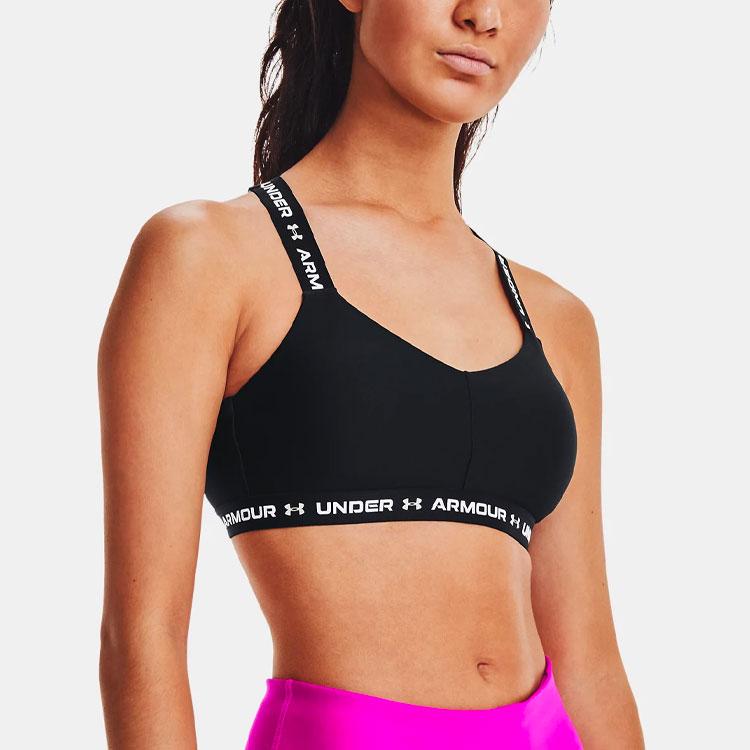 Under Armour Спортивный жилет Crossback Low-Intensity Quick-Dry Printed, женские топы, черный 1361033-001
