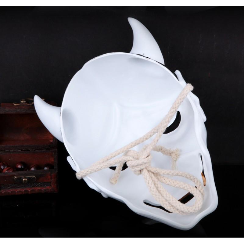 Halloween Movie Theme Mask Japanese Anime Inu X Boku SS Shirakiin Ririchiyo Fox Ghost