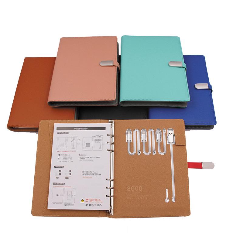 Customizable Corporate Meeting Notebook with Calculator and Personalized Logo