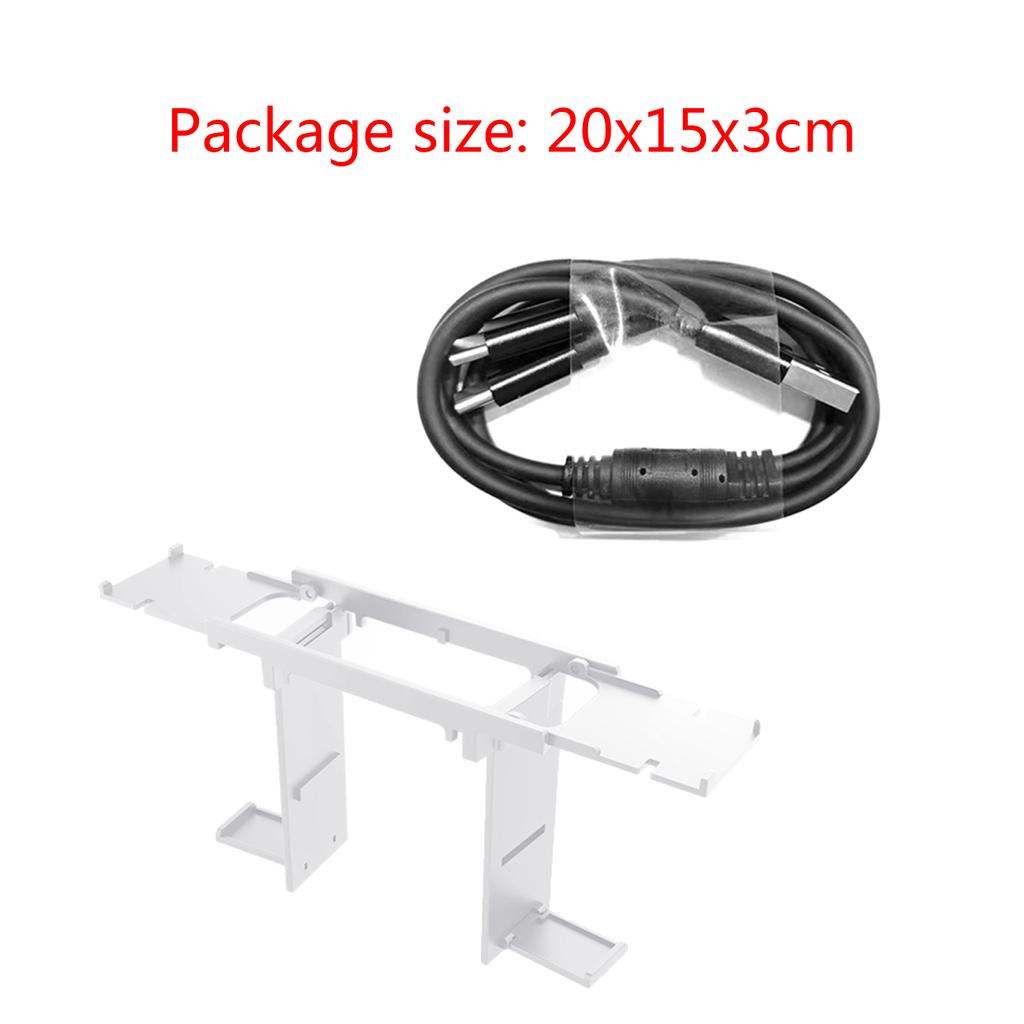 Прочная и устойчивая подставка для дисплея VR для PS VR 2, стеклянный держатель для дисплея, стойка для хранения с аксессуаром в виде зарядного кабеля