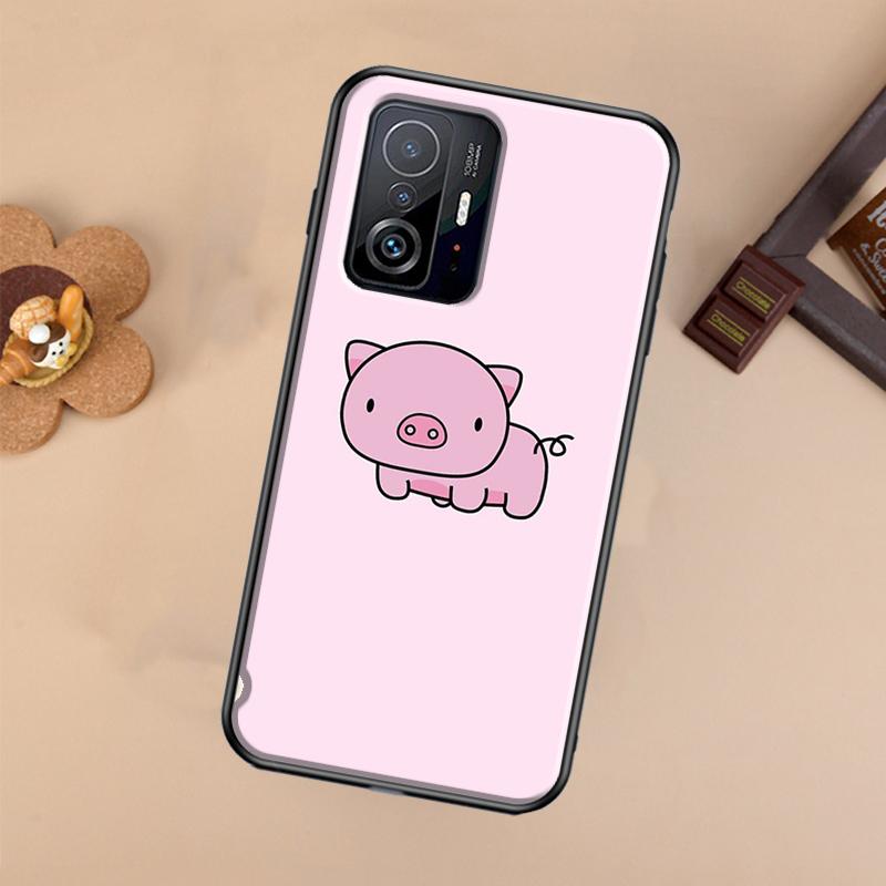 Милый розовый чехол-свинка для Xiaomi 13 14 Ultra 11T 12T 13T 14T Pro POCO X7 Pro X3 X5 X6 F3 F5 F6 M6 Pro