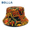 Bocca Мультяшная Расписная Маска Шляпа-Ведро Макияж Лица Печать РыбакУнисекс Шляпы Двусторонние Панама Унисекс Для Улицы Новый Стиль