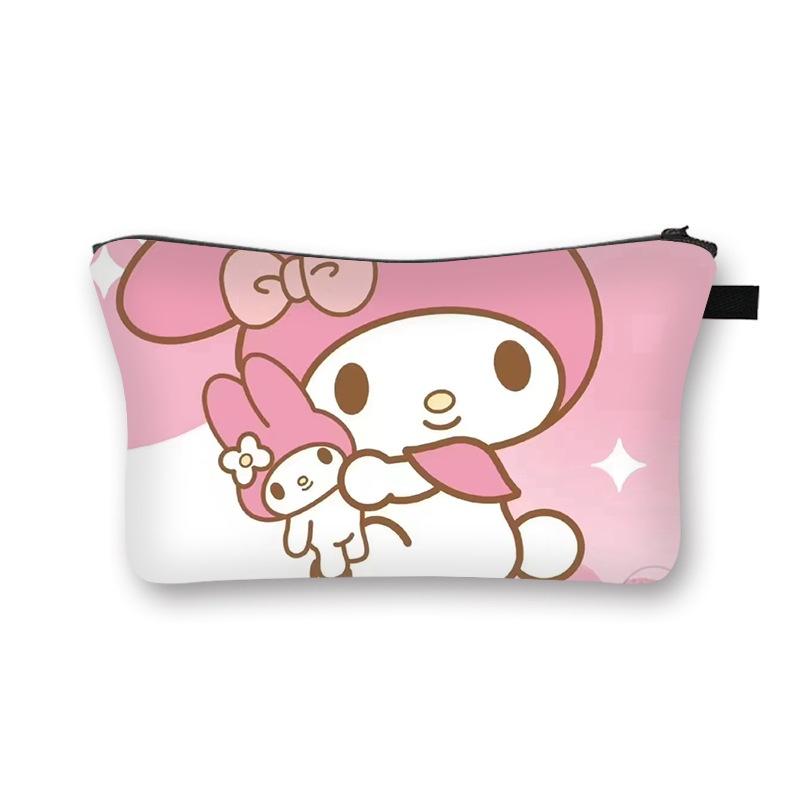 Лето 2023 Новый Стиль Sanrio Милый Сладкая Девочка Косметичка Мультяшная Студенческая Сумка для Хранения Оптом