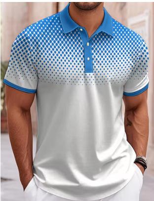 Men's Golf Polo Short Sleeve Polo Shirt Outdoor Quick Dry Daily Streetwear