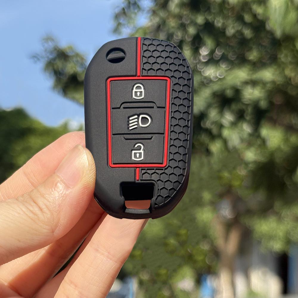 Мягкий чехол для ключа для Opel Corsa F Grandland X Для Citroen C2 C5 C4 Cactus C8 C3 Для Peugeot 208 2008 508 408 308 3008 Колпачки на автомобильный ключ