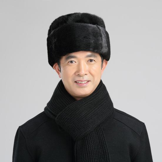 Мужская осенне-зимняя шапка, ультра-толстая однотонная ветрозащитная шапка для предотвращения холодной погоды, головной убор из искусственного меха