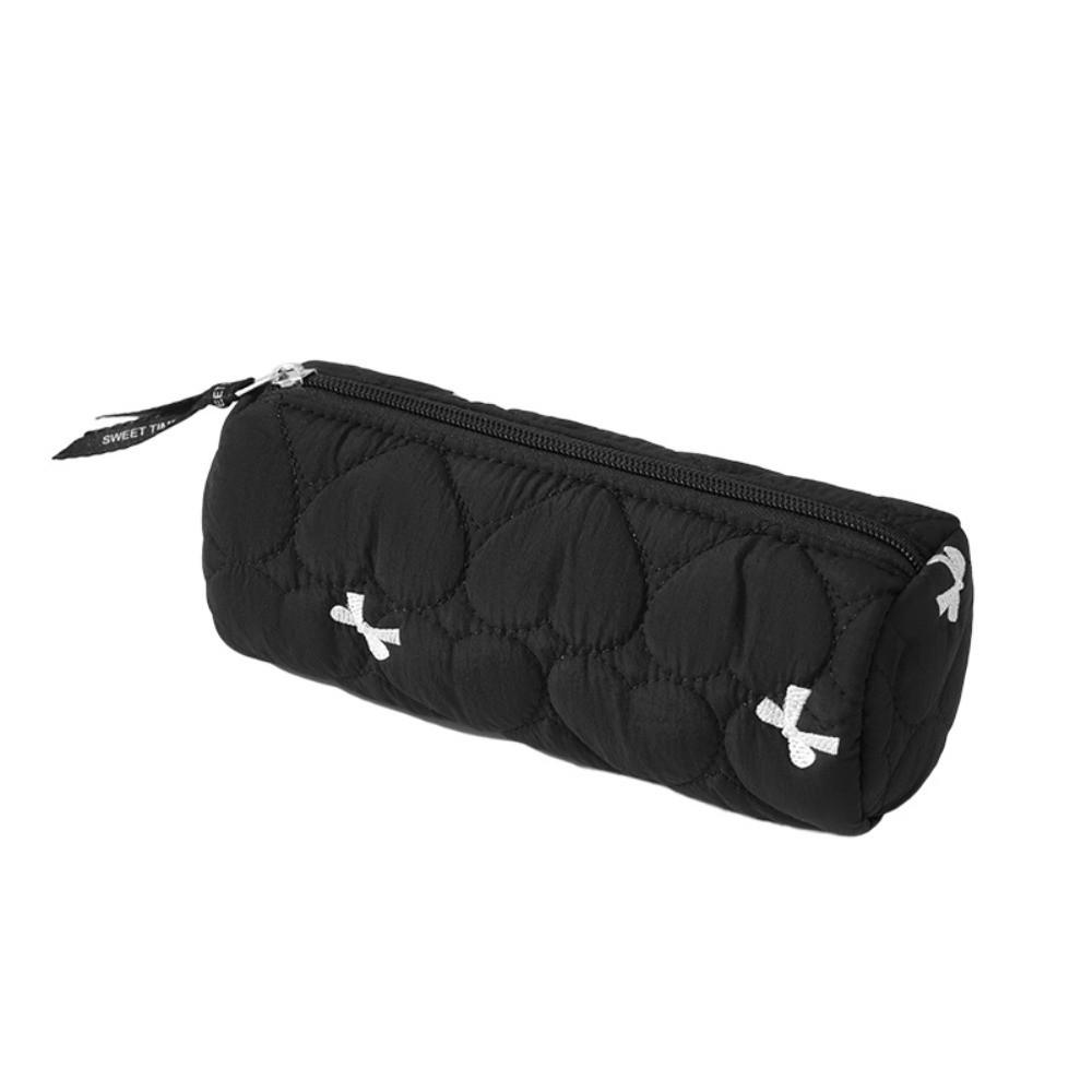 Large Capacity Pencil Case Love Bowknot Design Pencil Box New Makeup Brush Organizer  for Students