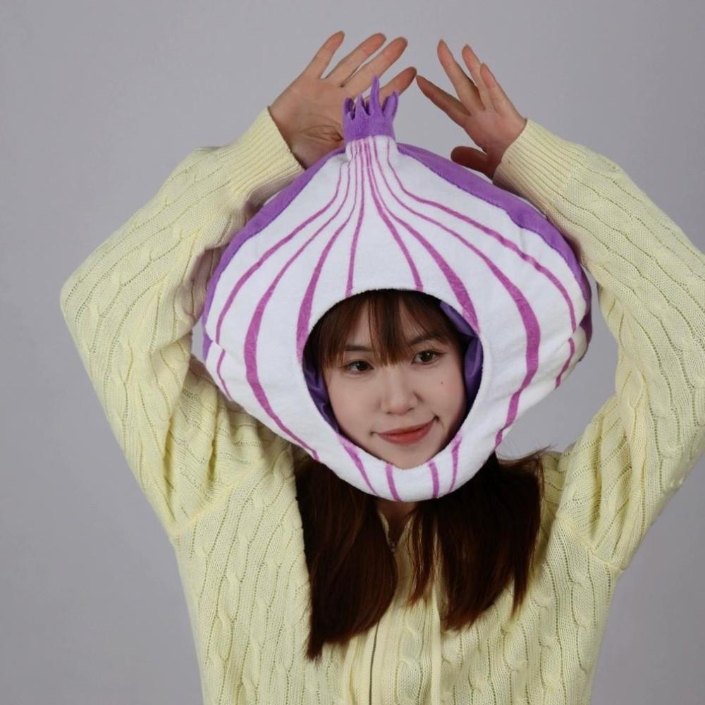 Thick Fruit and Vegetable Hat Creative Pullover Cap Potato Nutrition Month Hat Kids Adults
