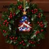 Decorative Window Entrance Pendant 250 Anniversary USA Christmas Ornament, America Years Patriotic Tree Party Gift Decoration, 1776-2026 2D