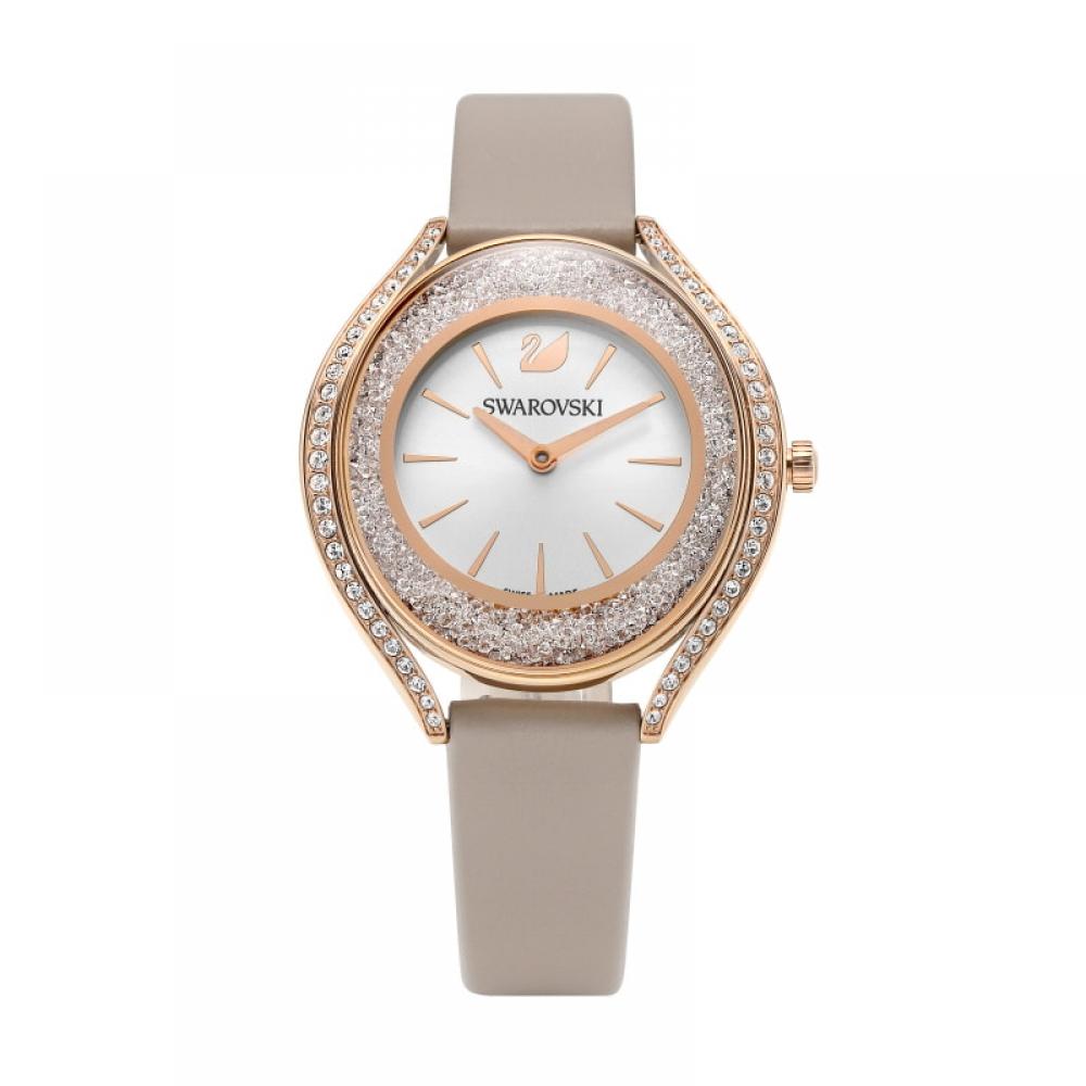 Swarovski 5519450 PreSented Aura CryStal Women S Leather Watch