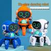 Dancing and Singing LED Six-Claw Robot Toy with Sound Effects