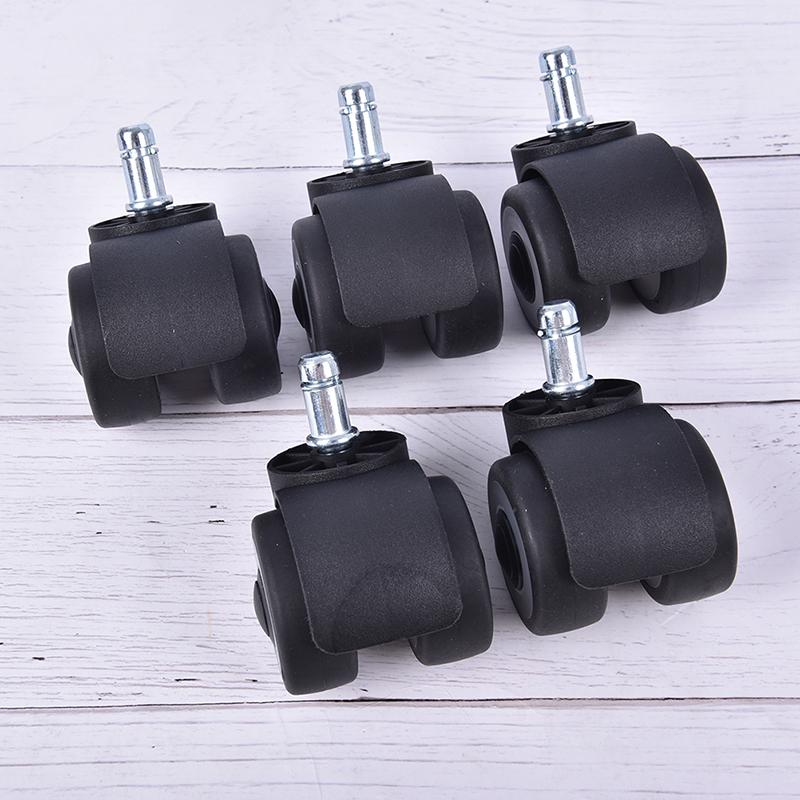Universal Mute Wheel Office Chair Replacement Casters Rubber Roller Furniture