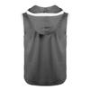 Men Tanks Top Hooded Solid Color Summer Male Sleeveless Sports Top Loose Sleeveless Fitness Vest Party Sweatshirt