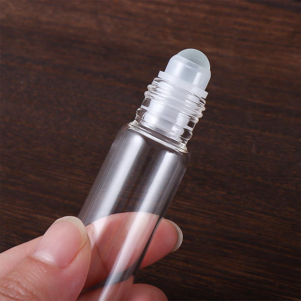 Vial With Roll On Refillable Container Empty Clear Bottles Glass Roller Bottles Rollerball Bottle