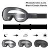 Photochromic Motocross Goggles Fit Small Helmet Polarized Anti Fog Motorcycle Goggles UV400 Moto Glasses for Dirt Bike Off Road