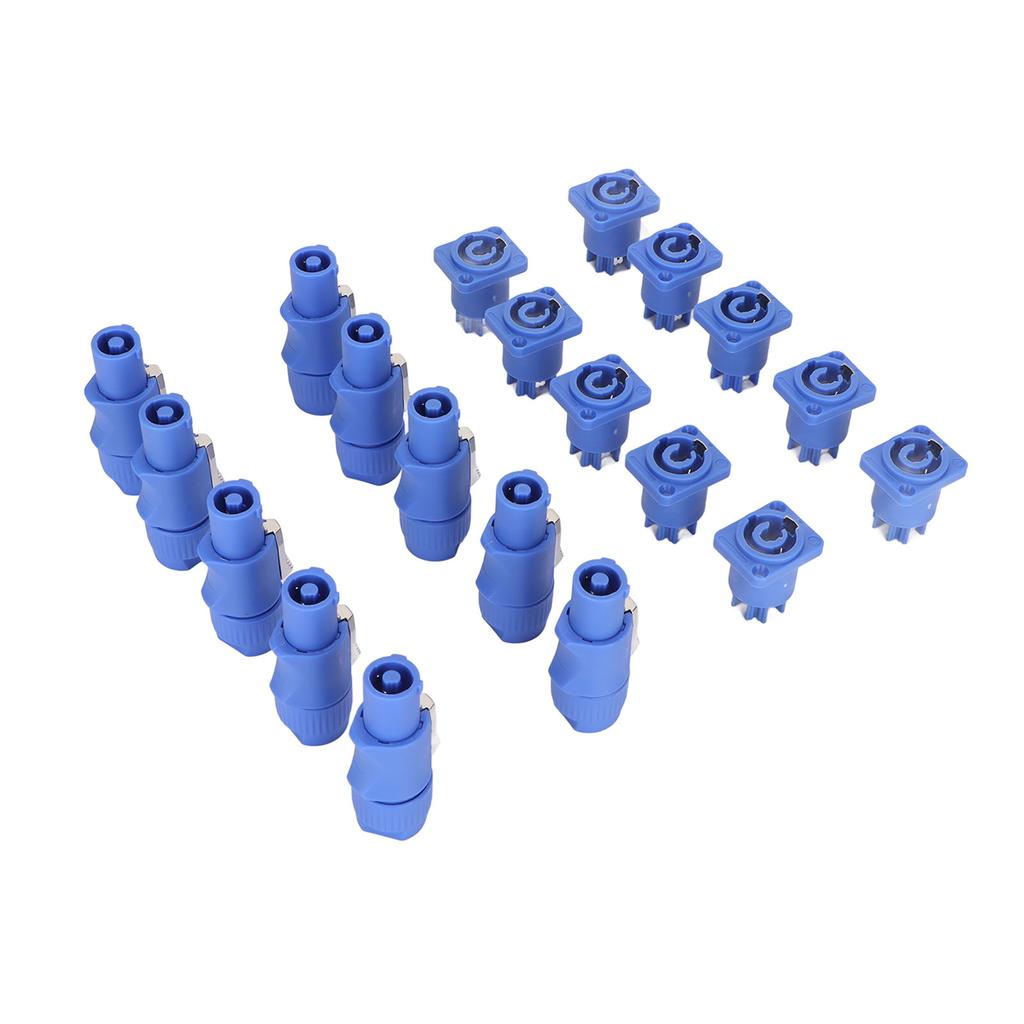 10 комплектов 3-контактного силового разъема Профессиональный штекер силового кабеля для сценического освещения для светодиодного большого экрана, динамика