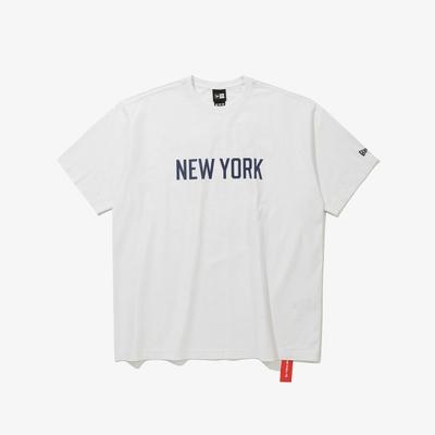 New Era Футболка с флагом New York Yankees Белая 15147544