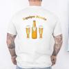 Retro Style Spanish Mens Team Groom Matching Tees Fashion Beer Graphic TShirts Male Wedding Bachelor Party Group Matching Tops